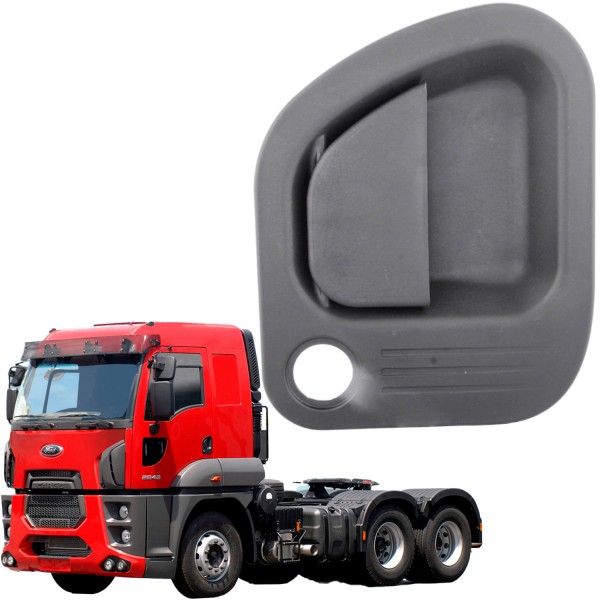 Maçaneta da porta ford cargo 2011 a 2017 externa esquerda s/ chave
