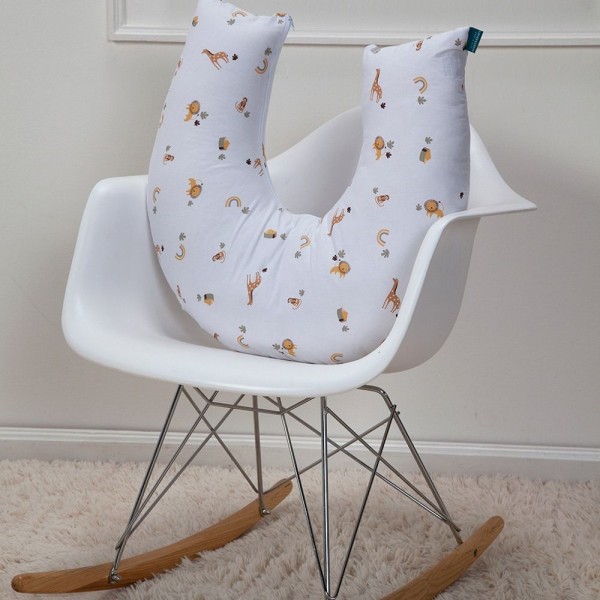 Encontraproduto.com.br - Almofada De Amamentação Baby Percal 200 Fios Algodão - Boho Safari
