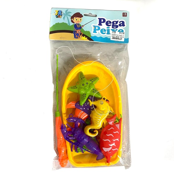 Brinquedo Pescaria Com Barquinho E Vara JR Toys