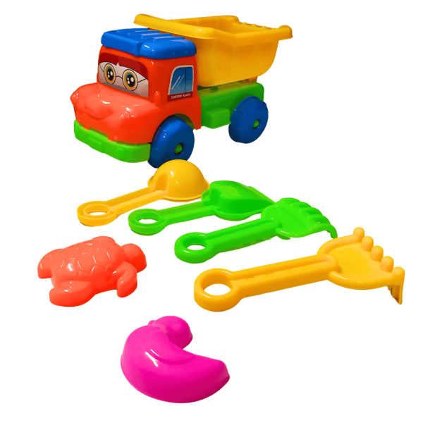 Encontraproduto.com.br - Brinquedo Caminhão de Praia com Acessórios JR Toys