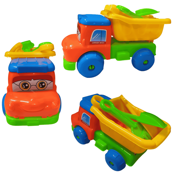 Encontraproduto.com.br - Brinquedo Caminhão de Praia com Acessórios JR Toys