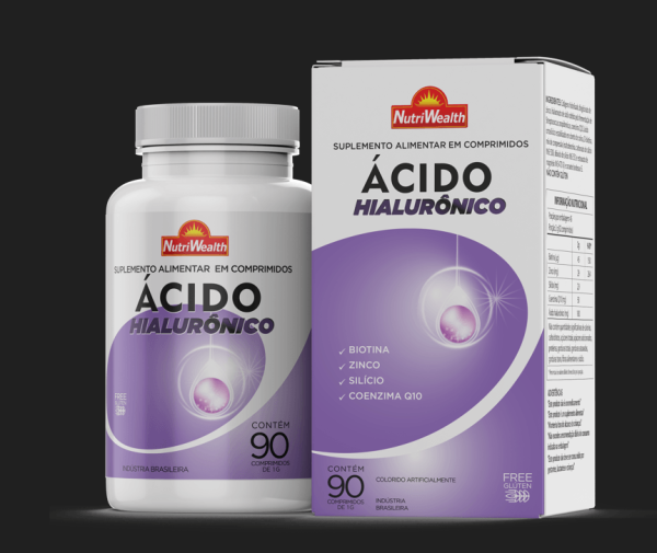 Acido Hialuronico+Coenzime Q10 90 Cprs - Nutri Wealth