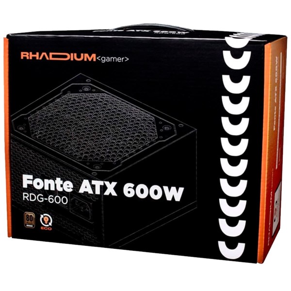 Encontraproduto.com.br - Fonte ATX Rhadium 650W 80 Plus Bronze RDG-600 (MP)