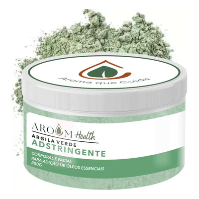 Argila Facial e Corporal Verde - 200g Aroom Health