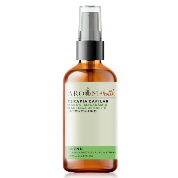 Encontraproduto.com.br - Blend terapia capilar - Óleos vegetais Coco, Macadâmia e Karité , Cachos Pefeito - 60 ML