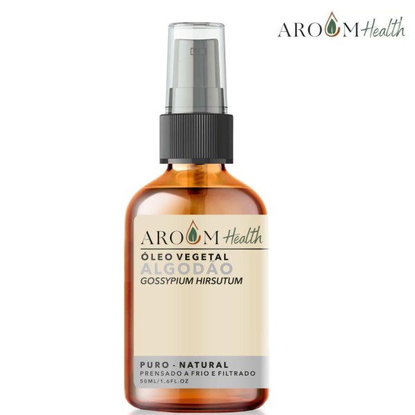 Encontraproduto.com.br - Óleo de Algodão Puro - 100% natural cabelo e pele 50 ml Aroom Haelth