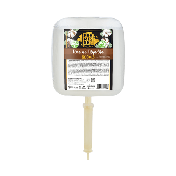 Encontraproduto.com.br - Sabonete Líquido Refil Flor de Algodão 800ml Premisse