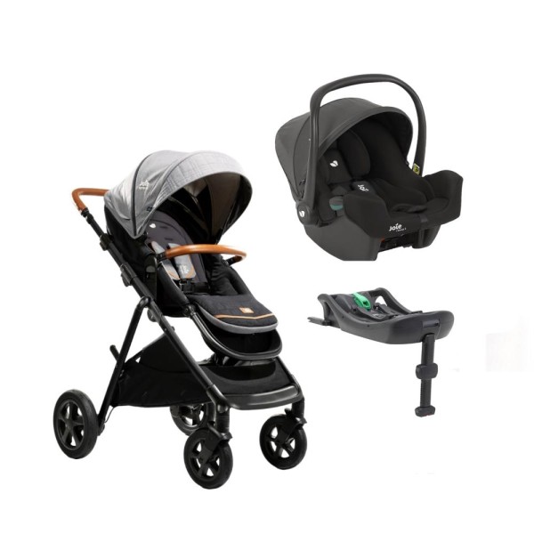 Encontraproduto.com.br - Kit Carinho Aeria Joie com Bebê Conforto I-Snug e I-Base 2
