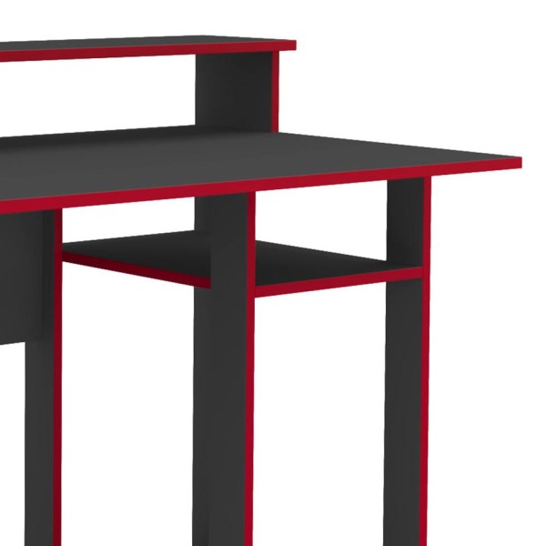Encontraproduto.com.br - Mesa Gamer Eddie Vulcano e Vermelha