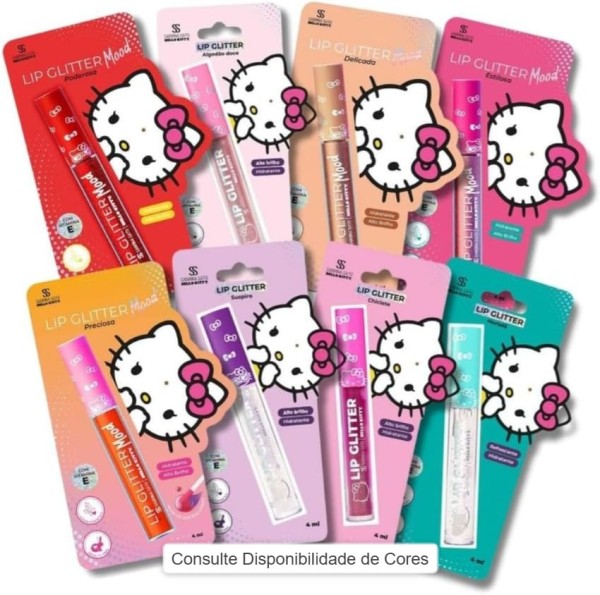 Encontraproduto.com.br - Brilho Labial Mood Estilosa 4ml Sabrina Sato x Hello Kitty