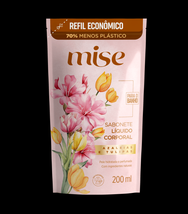 Sabonete LIquido Mise Azaleias e Tulipas Refil - 200ml
