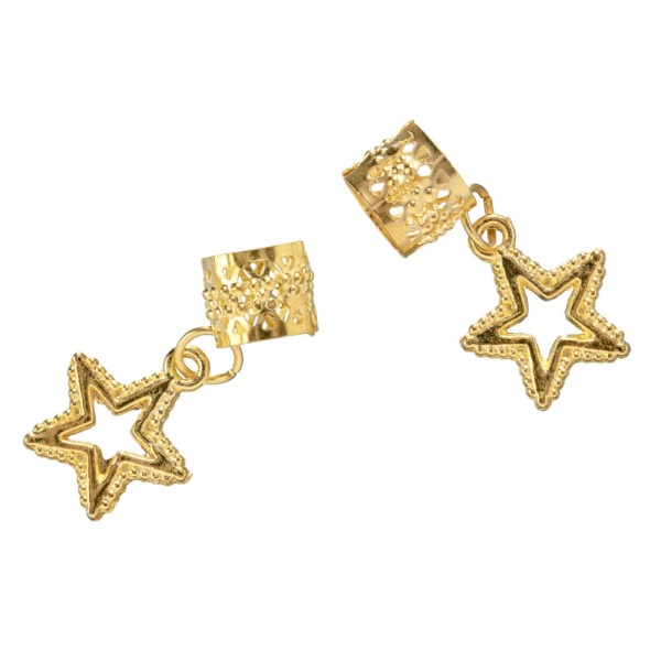 Encontraproduto.com.br - Anel de Cabelo Golden Star 6 Unidades - ProArt