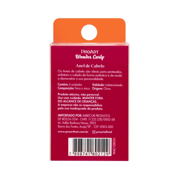 Encontraproduto.com.br - Anel de Cabelo Golden Star 6 Unidades - ProArt
