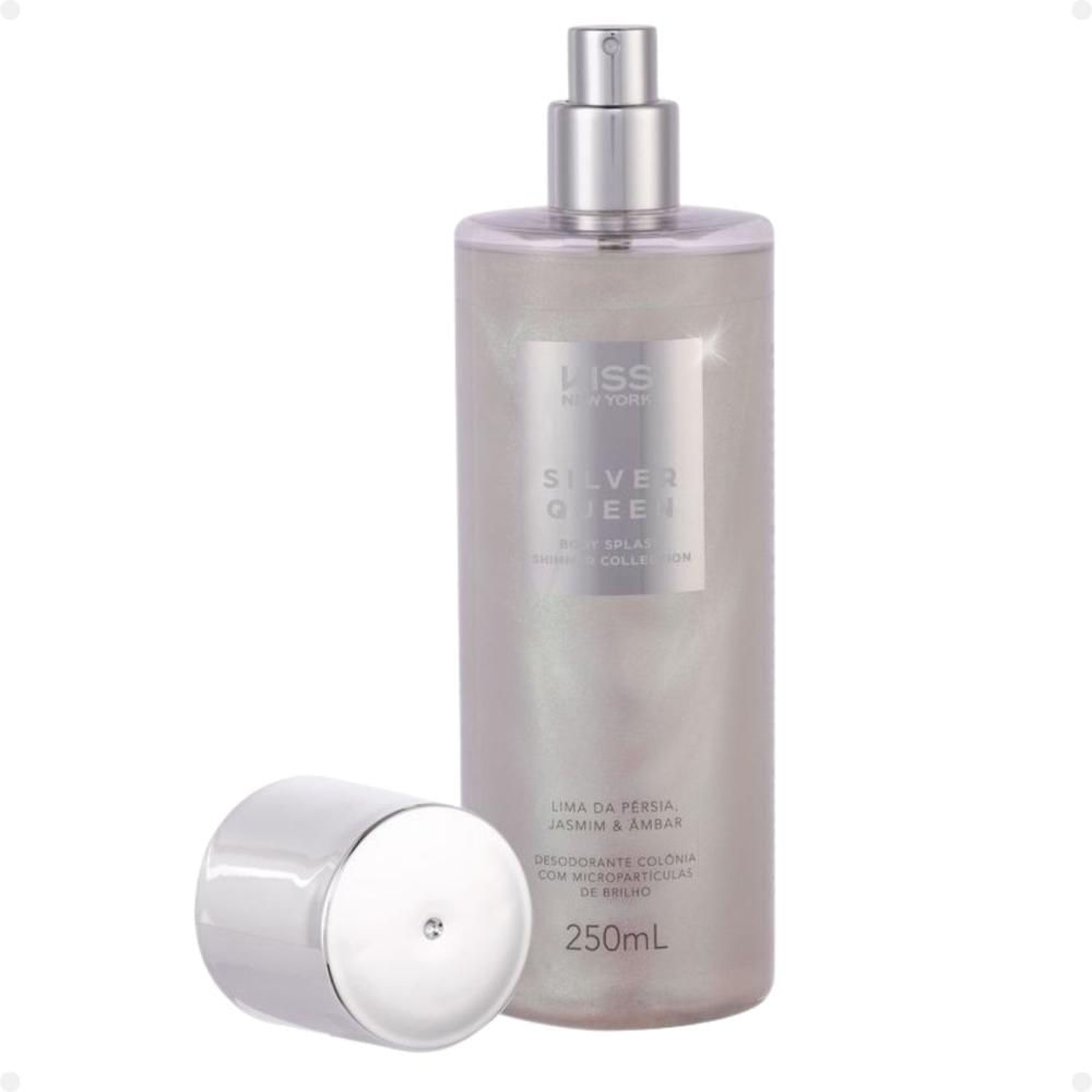 Encontraproduto.com.br - Body Splash Shimmer Silver Queen - Kiss New York