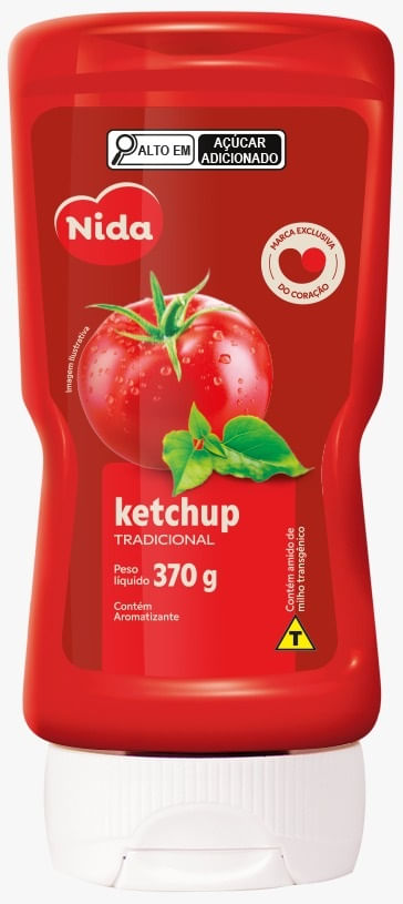 Ketchup Tradicional Nida 370g