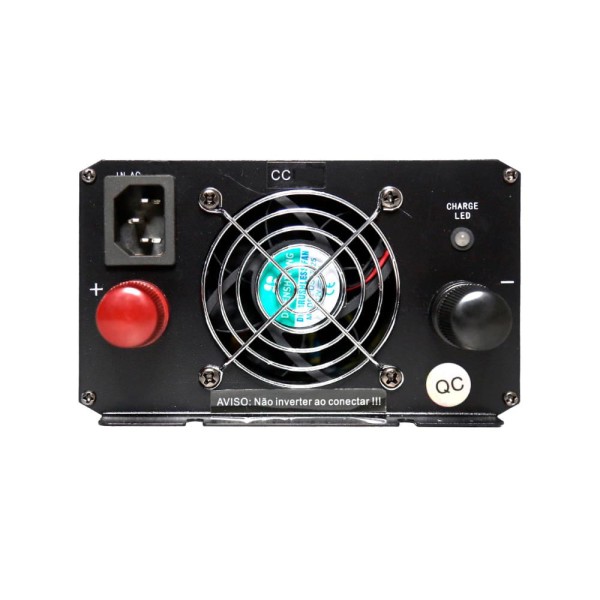 Encontraproduto.com.br - Inversor de Tensão Semi-Senoidal com Carregador de Bateria 12V/220V Flach IFC3000-1