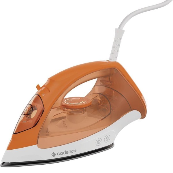 Encontraproduto.com.br - Ferro a Vapor 2 em 1 Laranja 127V Cadence