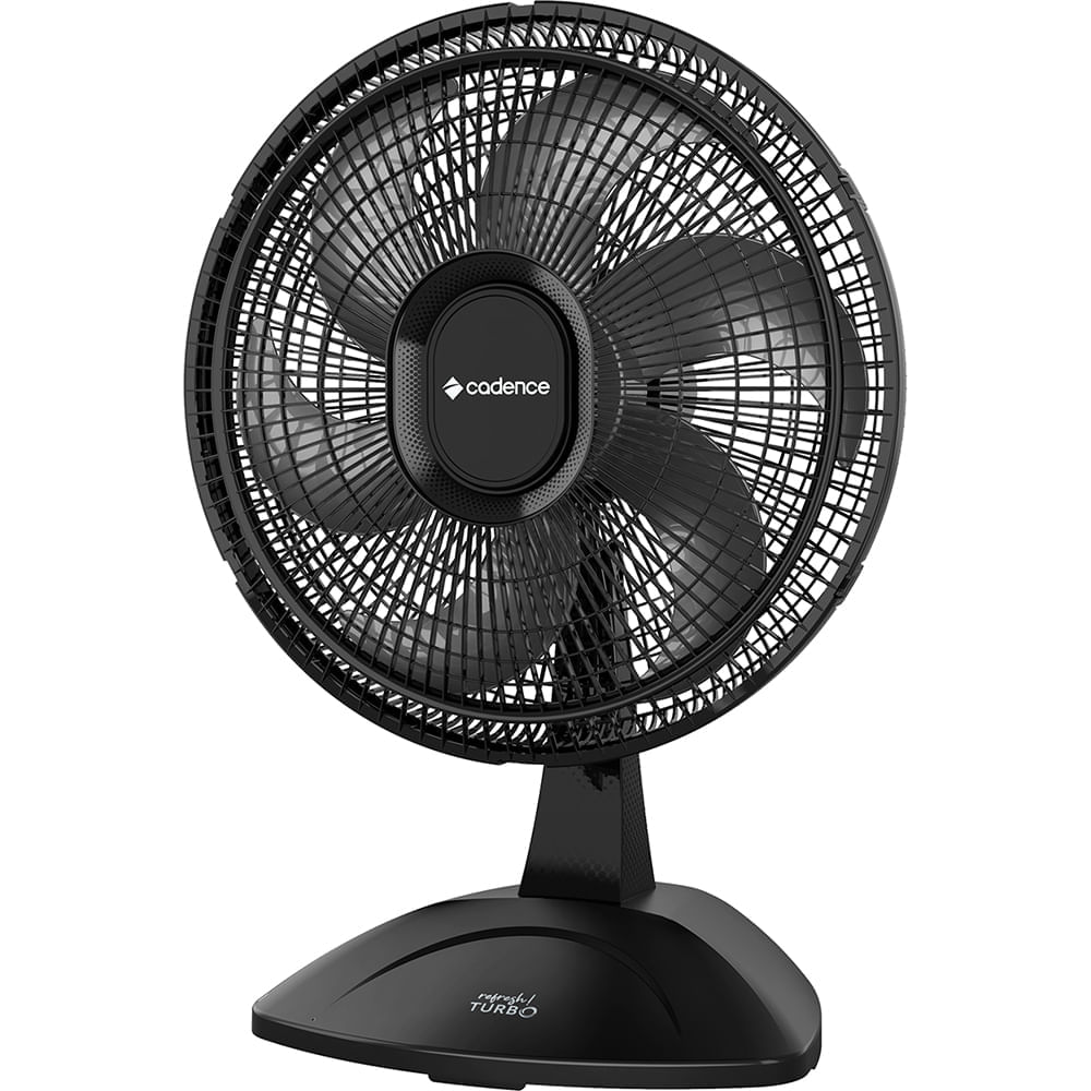 Encontraproduto.com.br - Ventilador de Mesa Cadence VTR410 Refresh Turbo Pro 6 Pás 3 Velocidades Preto