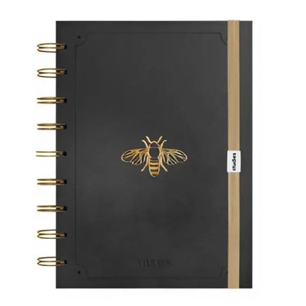 Encontraproduto.com.br - Caderno Médio Abelha com 110 Folhas Studies