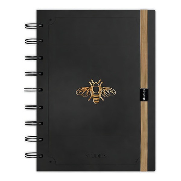 Caderno Médio Abelha com 110 Folhas Studies