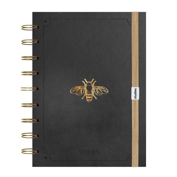 Encontraproduto.com.br - Caderno Médio Abelha com 110 Folhas Studies