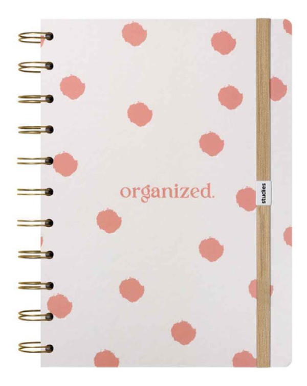 Encontraproduto.com.br - Caderno Universitário Organized com 110 Folhas Studies