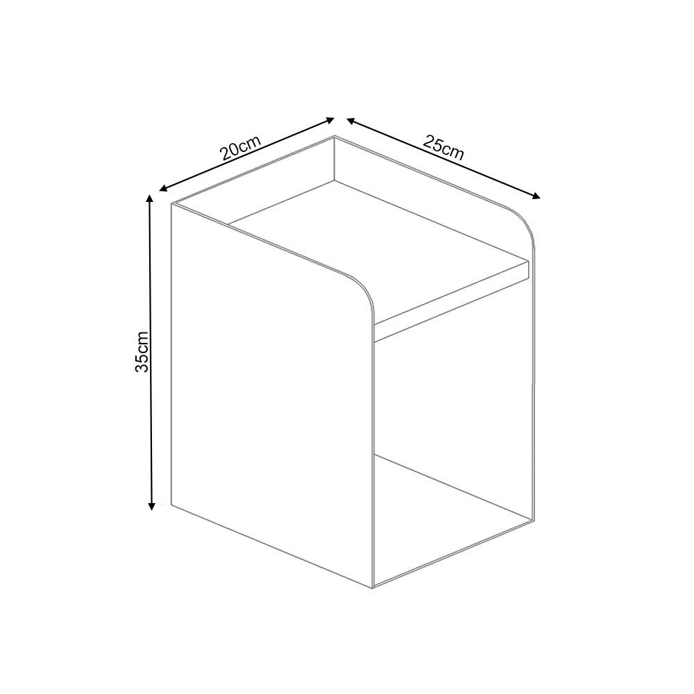 Encontraproduto.com.br - Apoio De Cabeceira Em Aço Linha Home Padrão Morphi Design 20 Branco - Cor: Branco