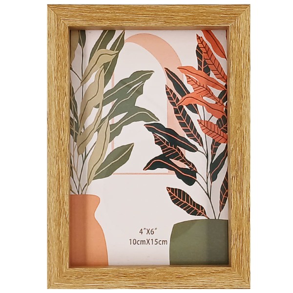 Encontraproduto.com.br - Porta Retrato Duplo Decorativo 10x15cm em Madeira DCarte