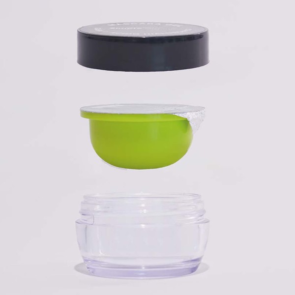 Encontraproduto.com.br - Máscara Facial em Gel Refil Simple Organic - Ácido Hialurônico + Gaba