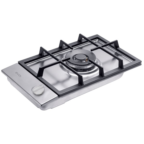 Encontraproduto.com.br - Cooktop a Gás Evol Siena Dominó 1Q Inox ECTGD1QM3A