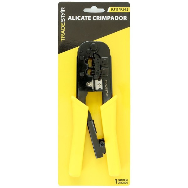 Encontraproduto.com.br - Kit 2 Alicate Crimpar Rj45 Rj11 Crimpador Cabo Rede Pro
