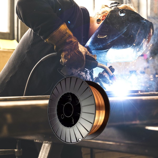 Encontraproduto.com.br - Kit 2 Rolos Arame Para Solda Mig Com Gás 1,0 Mm 15kg Er70s-6