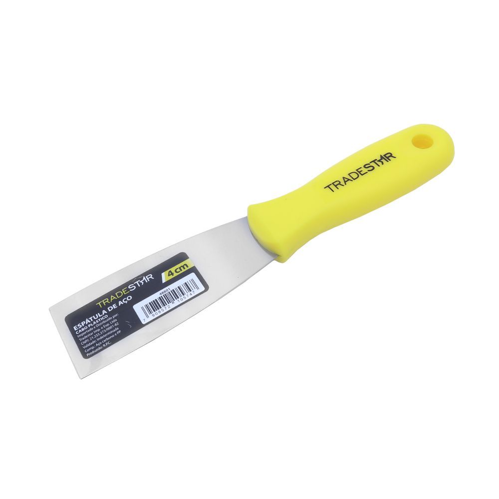 Encontraproduto.com.br - Kit 5 Espátula 4 Cm Multiuso P- Pintor Gesso Drywal