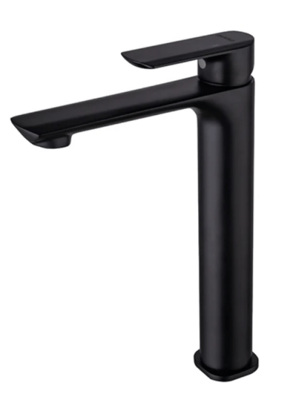 Encontraproduto.com.br - Luxor Monocomando Lavatorio Bica Alta Black Matte - Ouse Metais