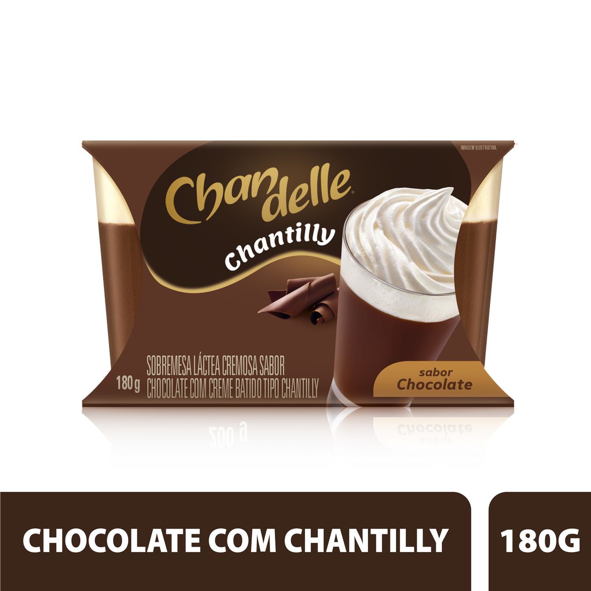 Encontraproduto.com.br - Sobremesa Nestlé Chandelle Chantilly Embalagem com 180g