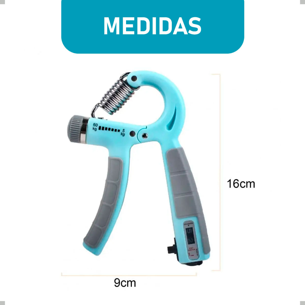Encontraproduto.com.br - Hand Grip Ajustavel Força 60kg Emborrachada 5sports