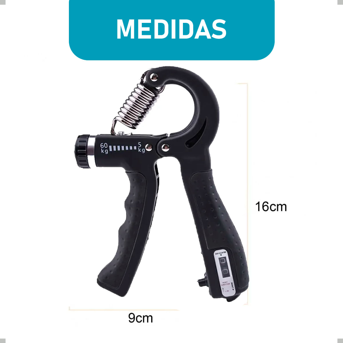 Encontraproduto.com.br - Hand Grip Ajustavel Força 60kg Emborrachada 5sports