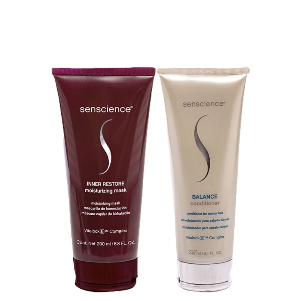 Encontraproduto.com.br - Kit Senscience Balance - Condicionador 240 ml + Máscara de Hidratação 200 ml