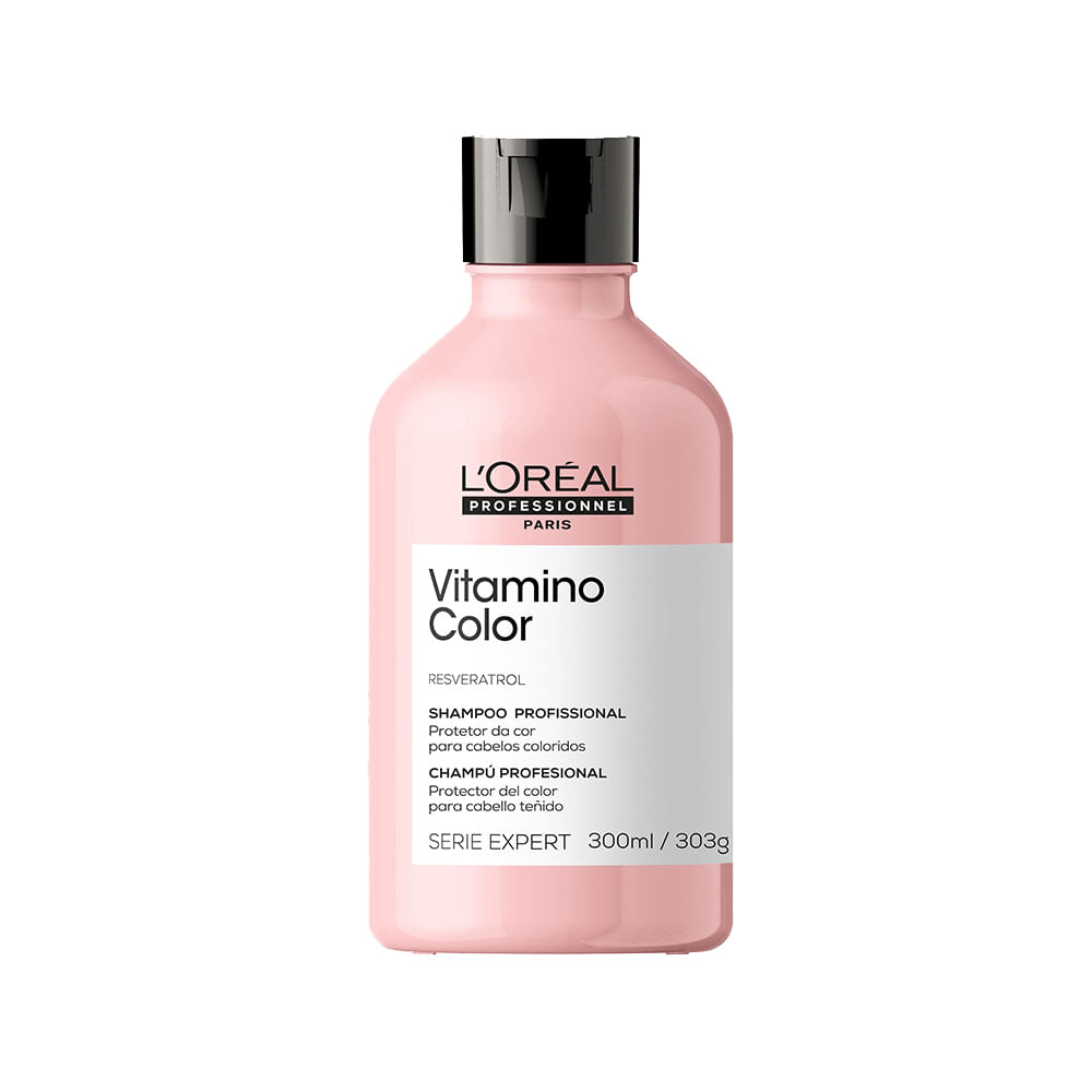 Encontraproduto.com.br - Kit LOréal Professionnel  Serie Expert Vitamino Color - Shampoo 300 ml + Condicionador 200 ml +  Leave-in 190 ml