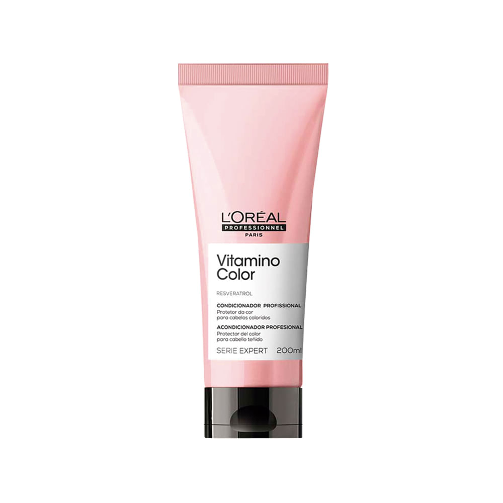 Encontraproduto.com.br - Kit LOréal Professionnel  Serie Expert Vitamino Color - Shampoo 300 ml + Condicionador 200 ml +  Leave-in 190 ml