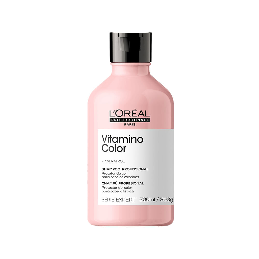 Encontraproduto.com.br - Kit LOréal Professionnel  Serie Expert Vitamino Color - Shampoo 300 ml + Condicionador 200 ml +  Leave-in 190 ml