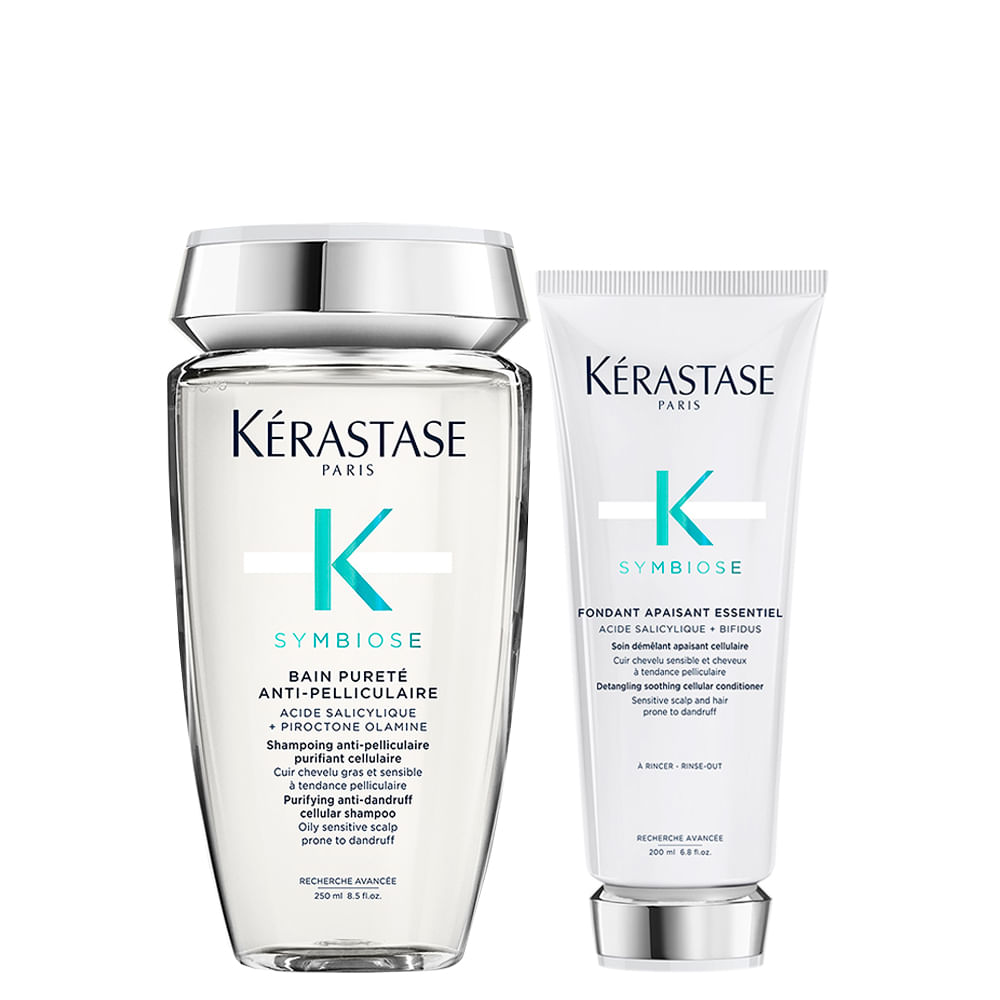 Kit Kérastase Symbiose - Shampoo Bain Pureté 250 ml + Condicionador 200 ml