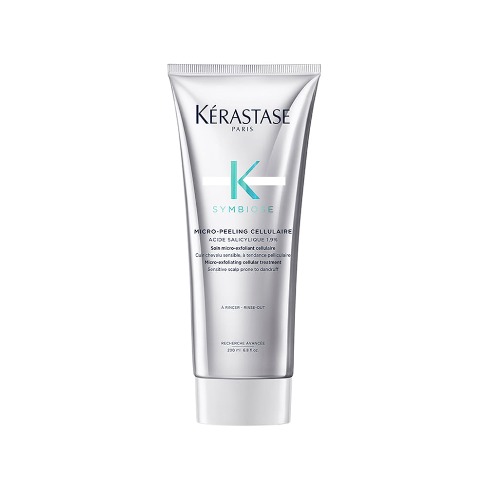 Encontraproduto.com.br - Kit Kérastase Symbiose – Shampoo Bain Crème 250 ml + Tratamento Anticaspa 200 ml  + Máscara de Nutrição 200 ml