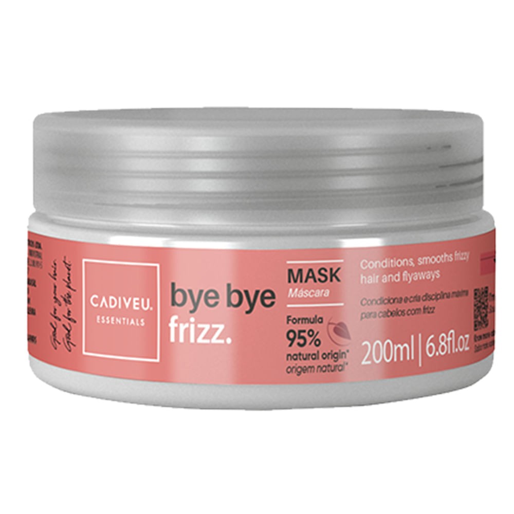 Encontraproduto.com.br - Kit Cadiveu Essentials Bye Bye Frizz- Shampoo 250 ml + Condicionador 250 ml + Máscara 200 ml