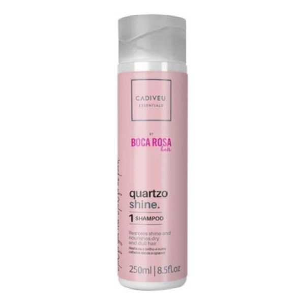 Kit Cadiveu Essentials Quartzo Shine - Shampoo 250 ml + Condicionador 250 ml- + Máscara de Brilho 200 ml + Fluído 200 ml