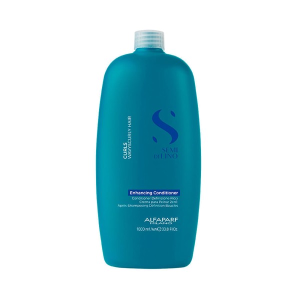 Encontraproduto.com.br - Kit Alfaparf Milano Professional Semi Di Lino Curls - Shampoo 1000 ml + Condicionador 1000 ml + Spray 125 ml