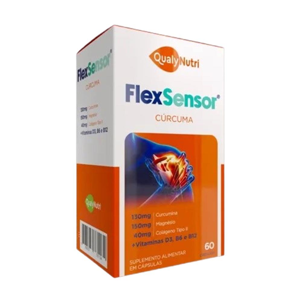 Encontraproduto.com.br - Qualynutri Flex Sensor Cúrcuma 500mg - 60 Cápsulas