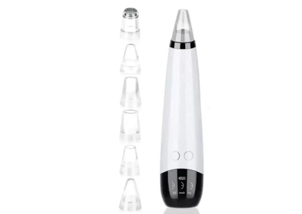 Encontraproduto.com.br - Aparelho Removedor de Cravo Espinhas Via Sucção Vácuo Sem Marcas na Pele Limpeza de Pele Profunda