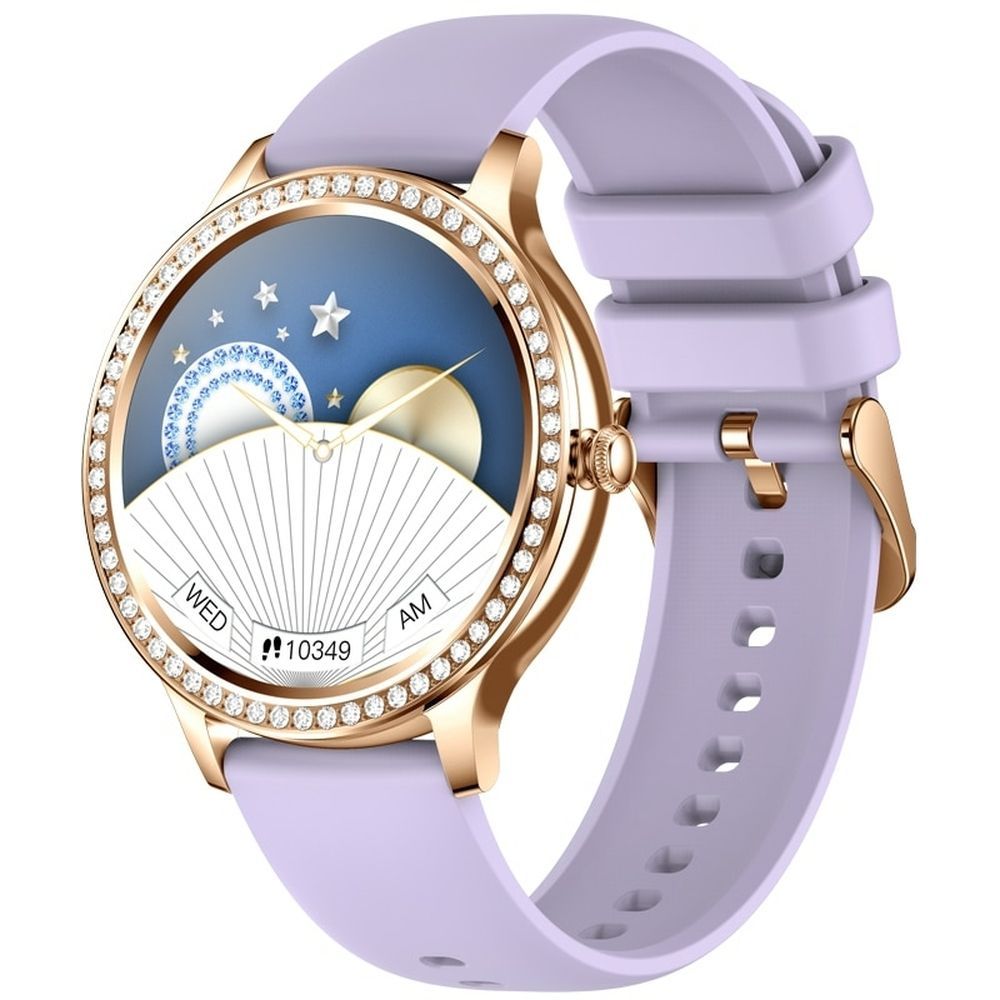 Encontraproduto.com.br - Relógio Smartwatch Feminino Foxbox 1841 À Prova DÁgua Bege Chamada Bluetooth