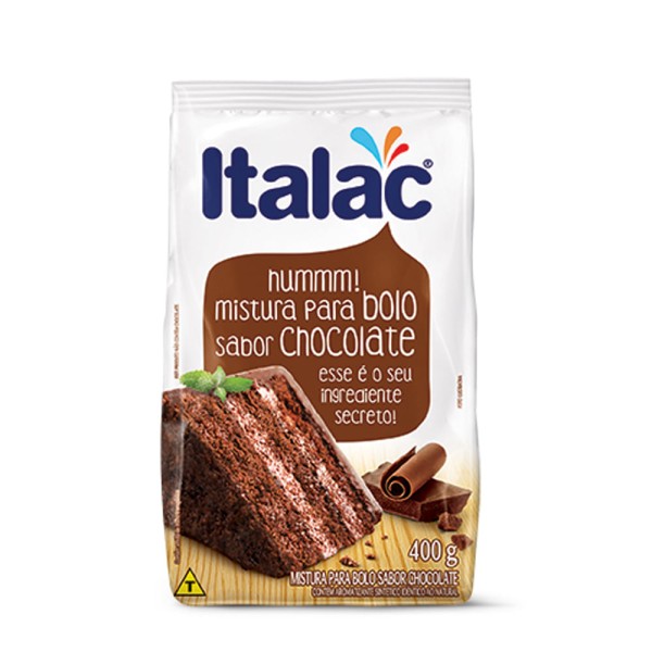 Mistura Bolo Italac 400g Chocolate